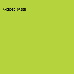 b5d33d - Android Green color image preview