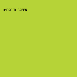b6d337 - Android Green color image preview