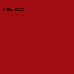 9F0D10 - Animal Blood color image preview