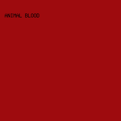 9e0b0e - Animal Blood color image preview