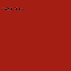 A41E14 - Animal Blood color image preview