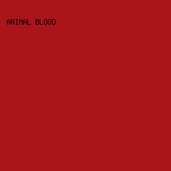 AA151B - Animal Blood color image preview