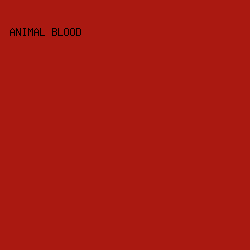 aa1911 - Animal Blood color image preview