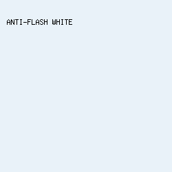 E9F2F9 - Anti-Flash White color image preview