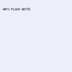ECEFF9 - Anti-Flash White color image preview