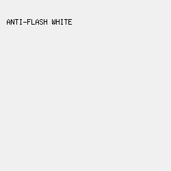 F0F0F1 - Anti-Flash White color image preview