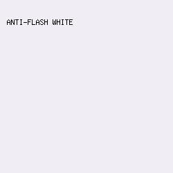 F1EDF4 - Anti-Flash White color image preview