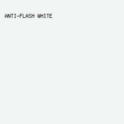 F1F6F5 - Anti-Flash White color image preview