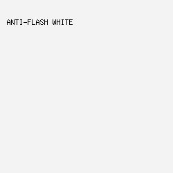 F2F3F2 - Anti-Flash White color image preview