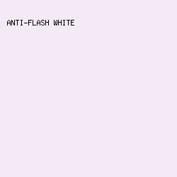 F4EAF5 - Anti-Flash White color image preview