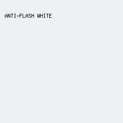 eef1f1 - Anti-Flash White color image preview