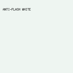 eef5f1 - Anti-Flash White color image preview