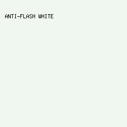 f0f6f0 - Anti-Flash White color image preview