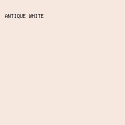 f6e8de - Antique White color image preview