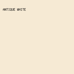 f6ead4 - Antique White color image preview