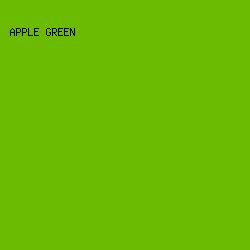 6BBB02 - Apple Green color image preview