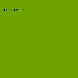 6ea400 - Apple Green color image preview