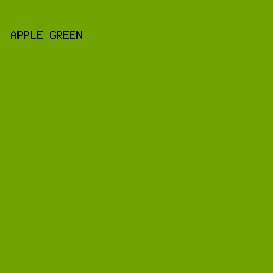 71a402 - Apple Green color image preview