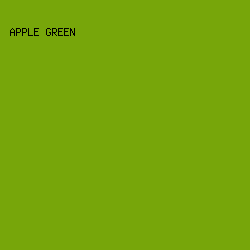 77A60A - Apple Green color image preview