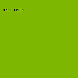 7db701 - Apple Green color image preview
