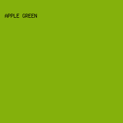 84B10C - Apple Green color image preview