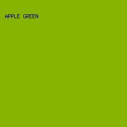 86B400 - Apple Green color image preview