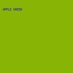 87B307 - Apple Green color image preview