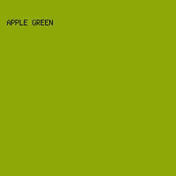 8CA905 - Apple Green color image preview