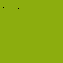 8CAD0E - Apple Green color image preview