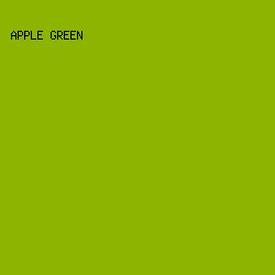 8CB401 - Apple Green color image preview
