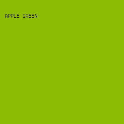8CBD04 - Apple Green color image preview