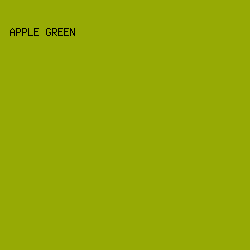 96aa05 - Apple Green color image preview