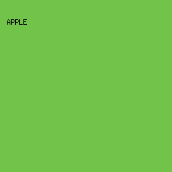 72C349 - Apple color image preview