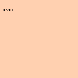 FFD0B0 - Apricot color image preview