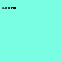 7AFEE3 - Aquamarine color image preview