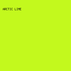 C3F91D - Arctic Lime color image preview