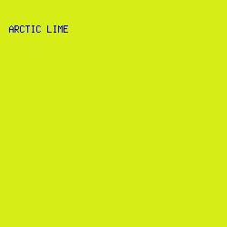 D6ED17 - Arctic Lime color image preview