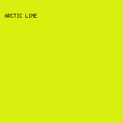 D7F010 - Arctic Lime color image preview