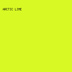 d9f924 - Arctic Lime color image preview