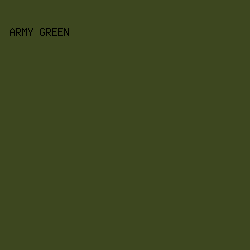 3D471F - Army Green color image preview