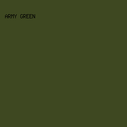 3e4821 - Army Green color image preview