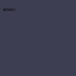3e3e53 - Arsenic color image preview