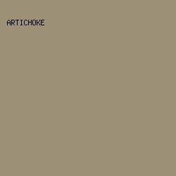 9C9177 - Artichoke color image preview