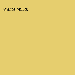 E6CE6E - Arylide Yellow color image preview