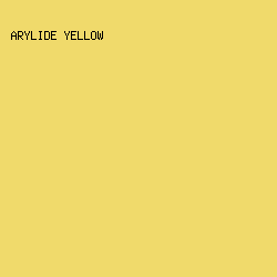 F0DA6B - Arylide Yellow color image preview