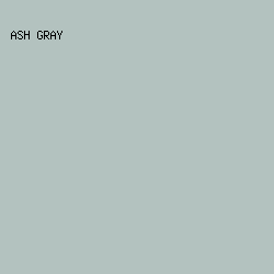 b3c2bf - Ash Gray color image preview