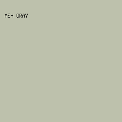 bdc1ac - Ash Gray color image preview