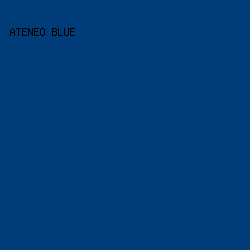 003c78 - Ateneo Blue color image preview