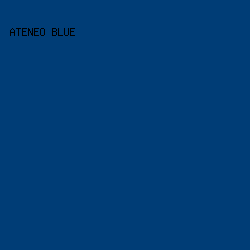 003d76 - Ateneo Blue color image preview