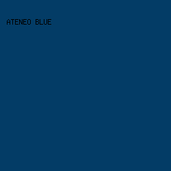 033C66 - Ateneo Blue color image preview